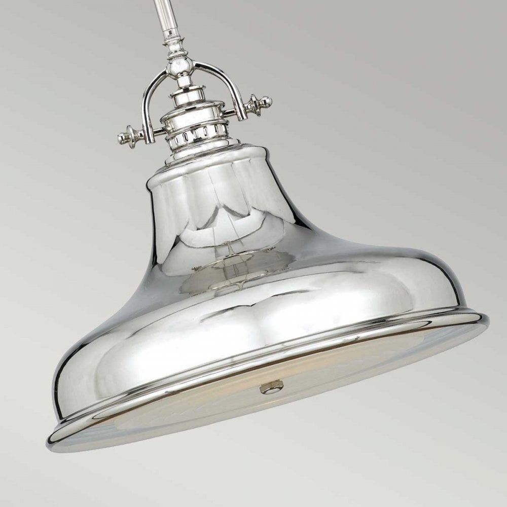 QZ-EMERY-P-M-IS Emery 1 Light Medium Pendant Imperial Silver