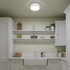 HK-HADLEY-F-CM Hadley 3 Light Flush Chrome