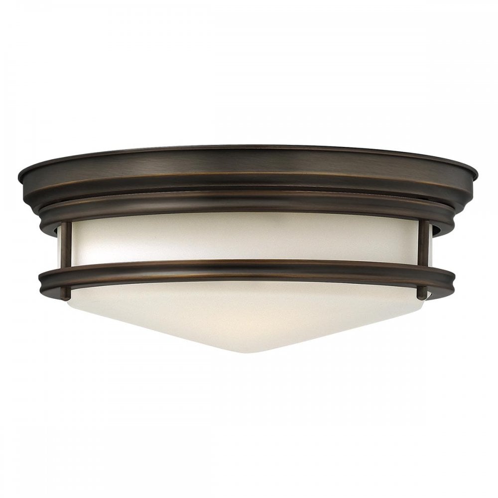 HK-HADLEY-F-OZ Hadley 3 Light Flush Oil Rubbed Bronze