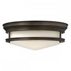 HK-HADLEY-F-OZ Hadley 3 Light Flush Oil Rubbed Bronze