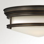 HK-HADLEY-F-OZ Hadley 3 Light Flush Oil Rubbed Bronze