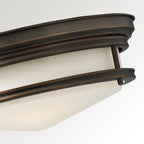 HK-HADLEY-F-OZ Hadley 3 Light Flush Oil Rubbed Bronze