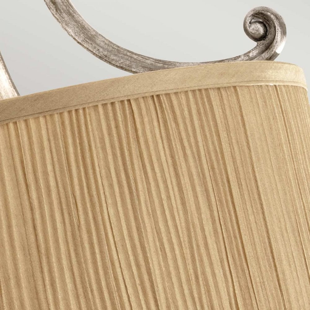 FE-ABBEY-SF Abbey 3 Light Semi-Flush Light Silver Sand
