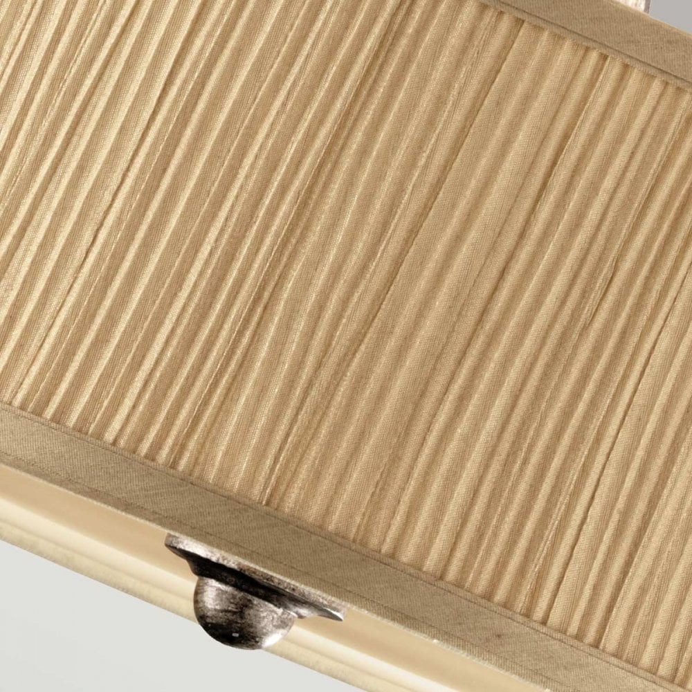 FE-ABBEY-SF Abbey 3 Light Semi-Flush Light Silver Sand