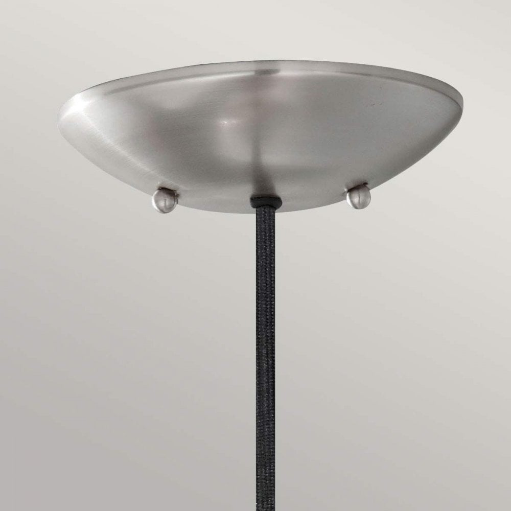FE-BESO-P-M-BS Beso 1 Light Medium Pendant Brushed Steel (S)