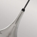 FE-BESO-P-M-BS Beso 1 Light Medium Pendant Brushed Steel (S)