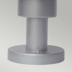 HELSINGOR-PED Helsingor Outdoor 1 Light Pedestal Lantern Silver