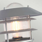 HELSINGOR-PIR Helsingor Outdoor 1 Light PIR Wall Lantern Silver