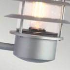 HELSINGOR-PIR Helsingor Outdoor 1 Light PIR Wall Lantern Silver