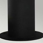 HORNBAEK-PED Hornbaek Outdoor 1 Light Pedestal Lantern Black