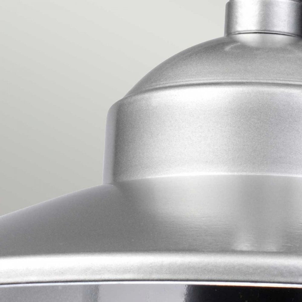 KLAMPENBORG8 Klampenborg Outdoor 1 Light Chain Lantern Silver (S)