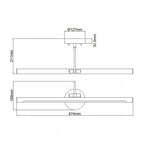 ALTON-PL-L-BB Alton 1 Light Large LED Picture Light Brushed Brass