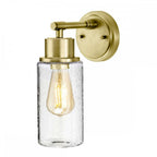 BATH-MORVAH1-BB Morvah Bathroom 1 Light Wall Light Brushed Brass
