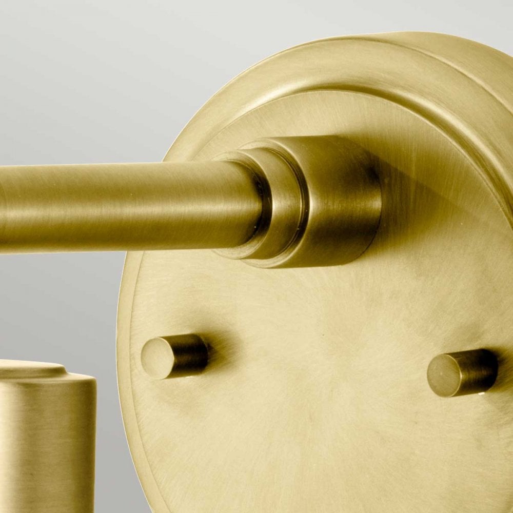 BATH-MORVAH1-BB Morvah Bathroom 1 Light Wall Light Brushed Brass