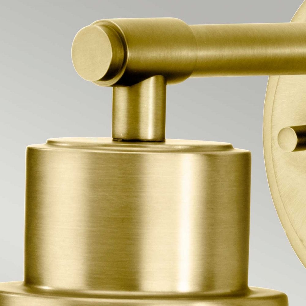 BATH-MORVAH1-BB Morvah Bathroom 1 Light Wall Light Brushed Brass