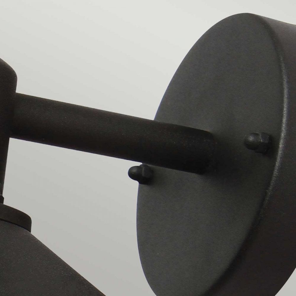 COPENHAGEN-BK Copenhagen Outdoor 1 Light Wall Lantern Black