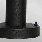 HELSINGOR-PED-BK Helsingor Outdoor 1 Light Pedestal Lantern Black (S)