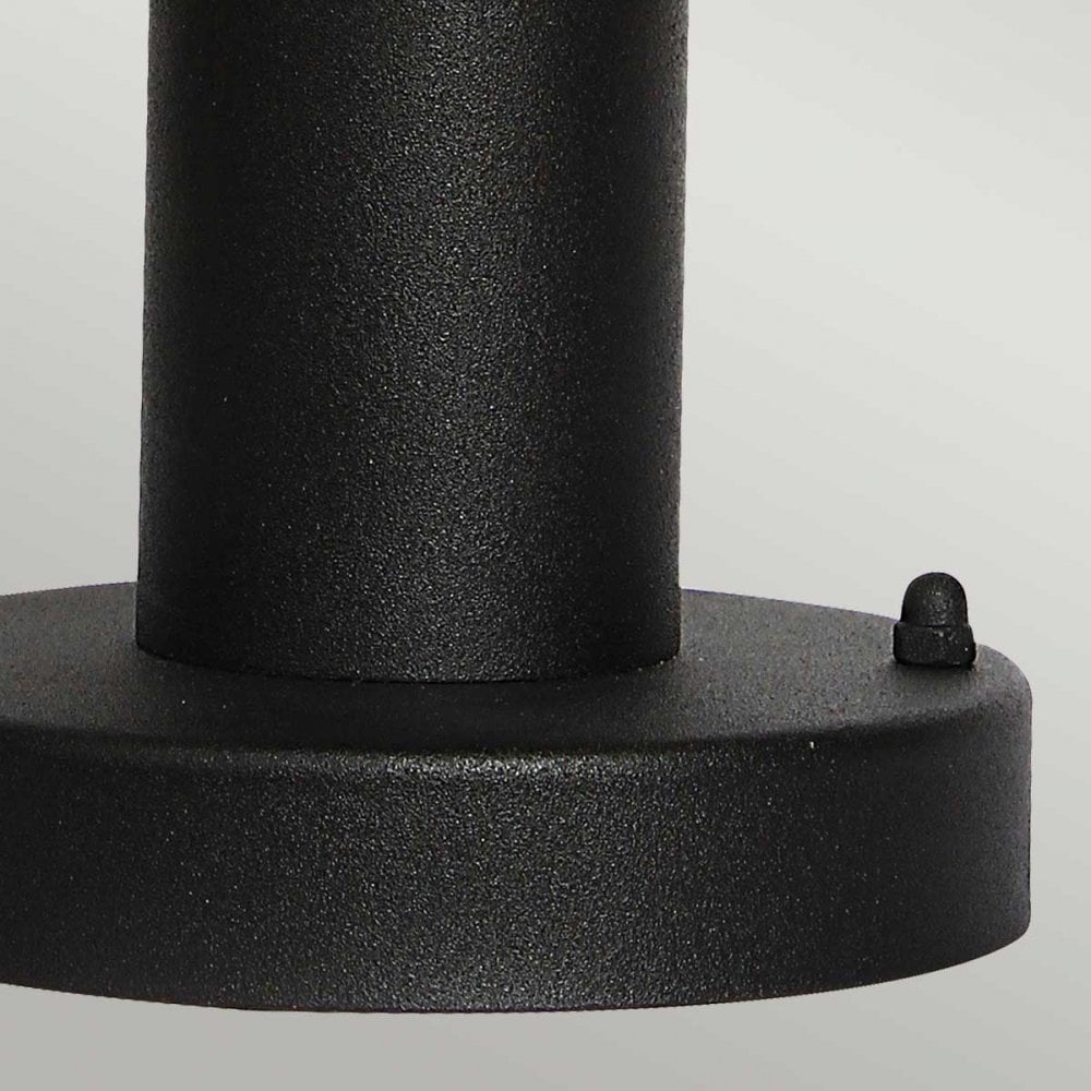 Outdoor 1 Light Pedestal Lantern Black
