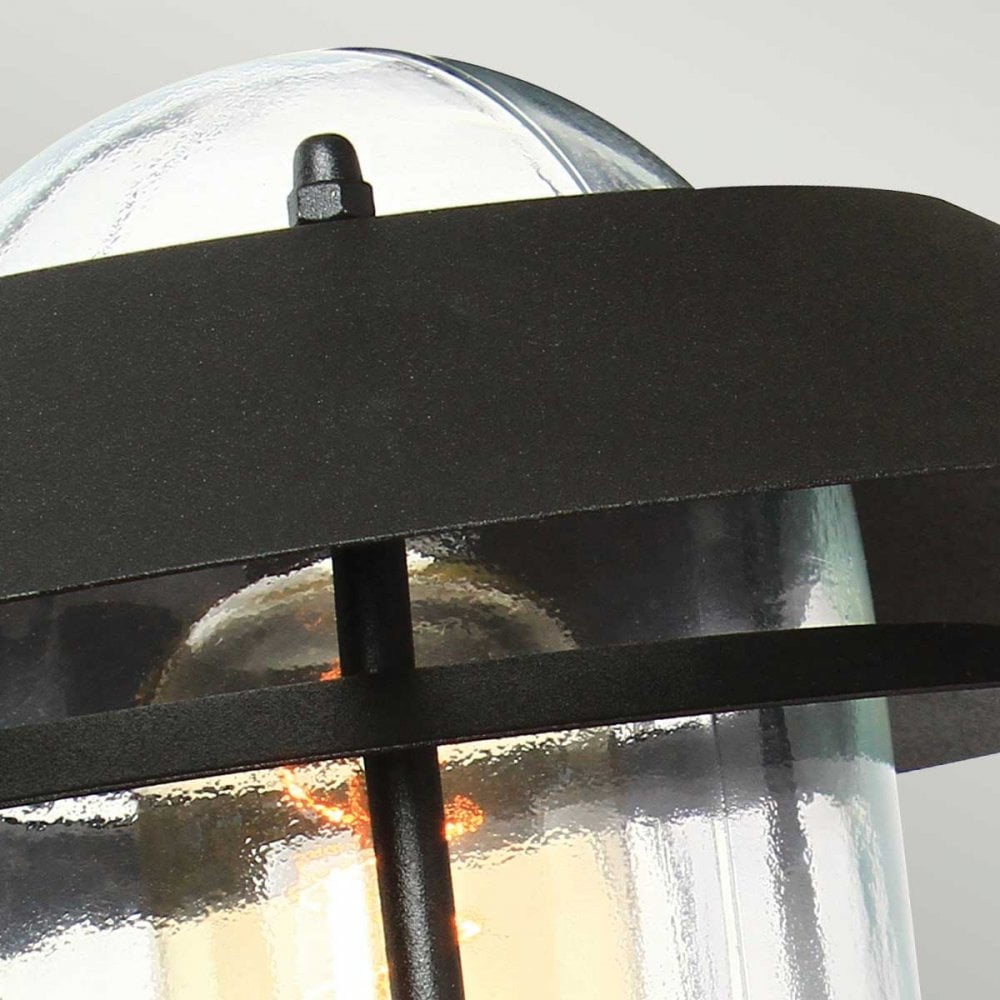 Outdoor 1 Light PIR Wall Lantern Black