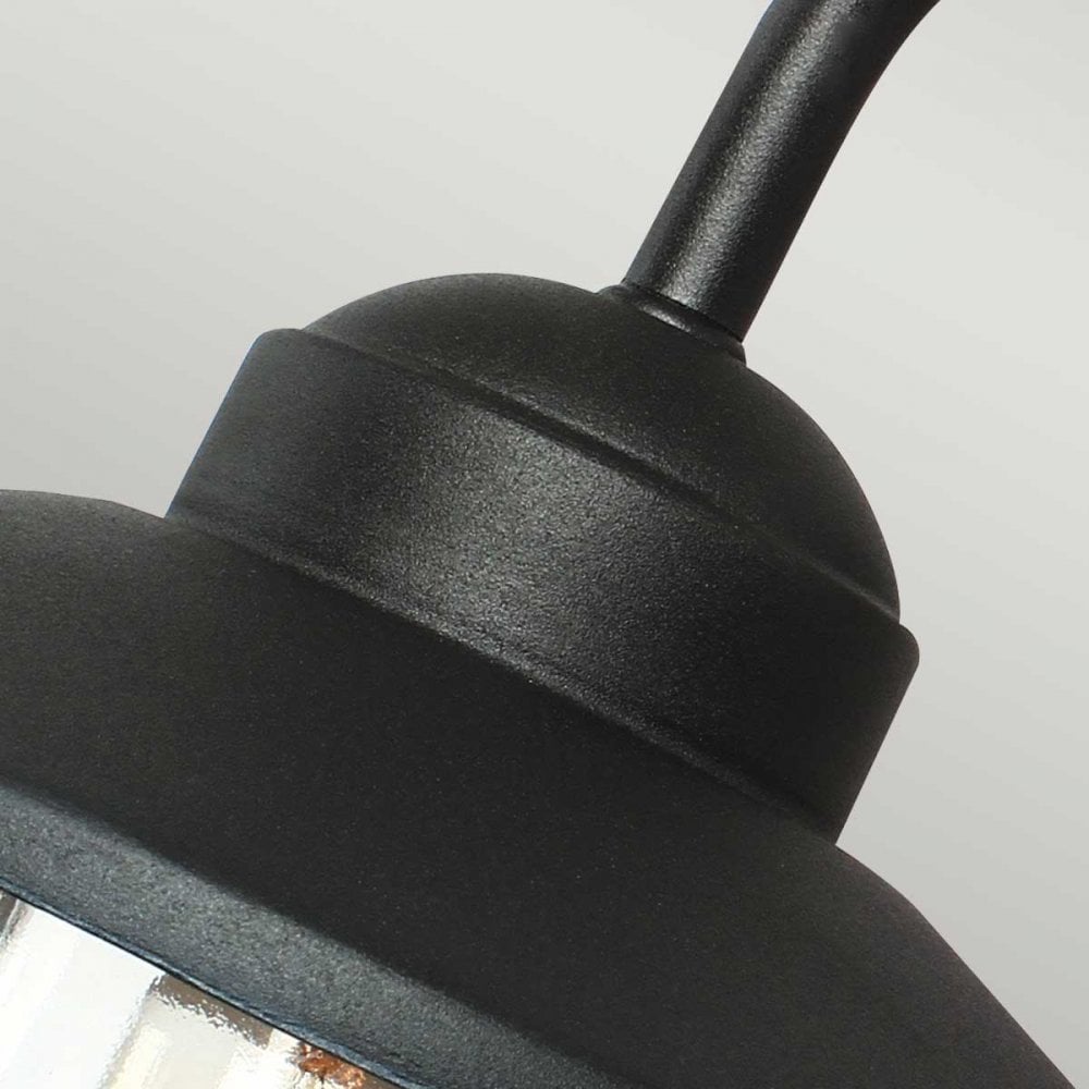 KLAMPENBORG-BK Klampenborg Outdoor 1 Light Wall Lantern Black