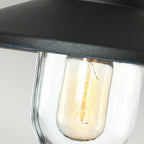 KLAMPENBORG-BK Klampenborg Outdoor 1 Light Wall Lantern Black