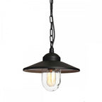 KLAMPENBORG8-BK Klampenborg Outdoor 1 Light Chain Lantern Black (S)