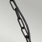 KLAMPENBORG8-BK Klampenborg Outdoor 1 Light Chain Lantern Black