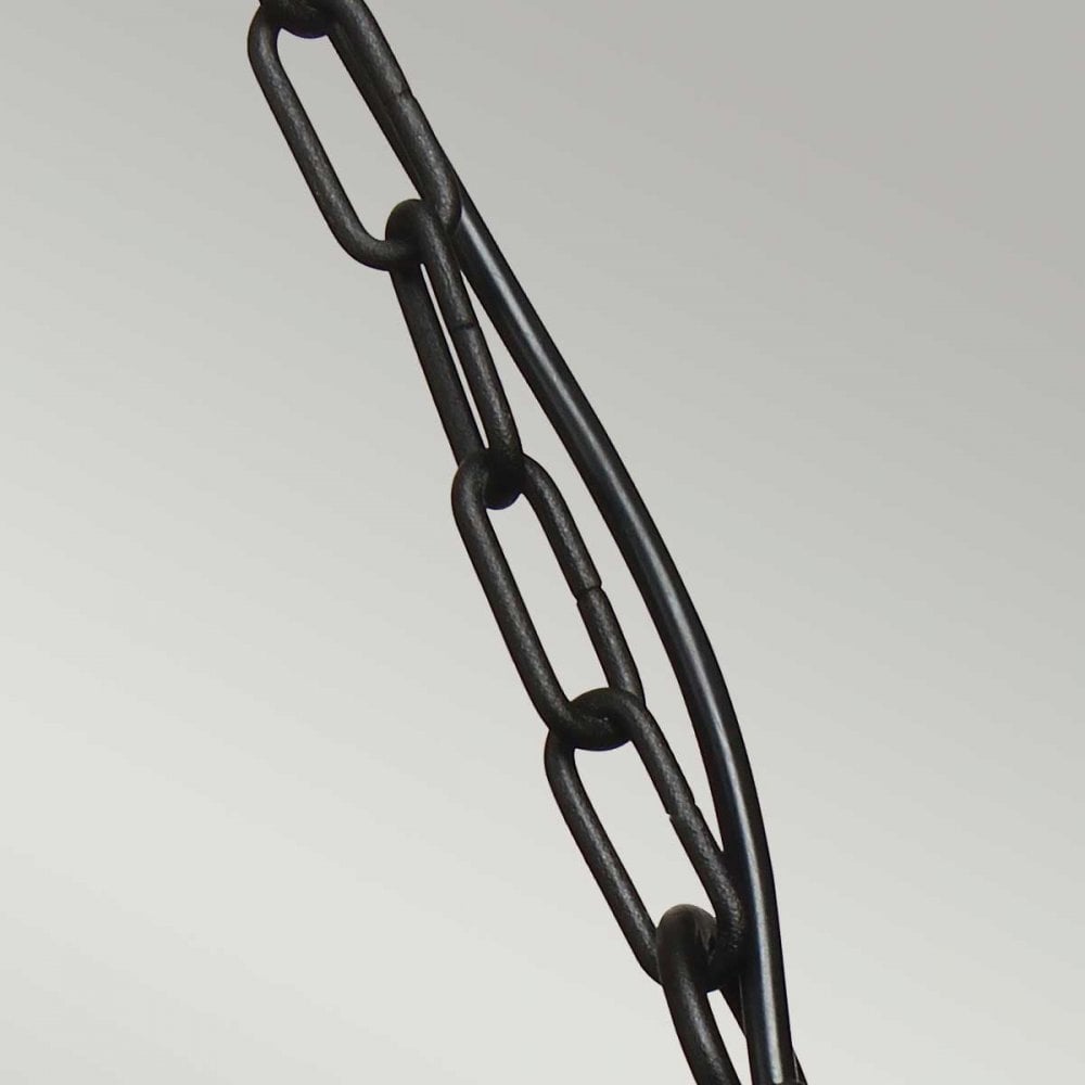 KLAMPENBORG8-BK Klampenborg Outdoor 1 Light Chain Lantern Black