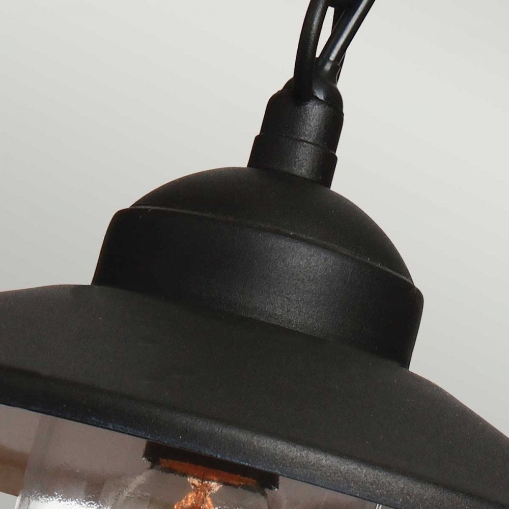 KLAMPENBORG8-BK Klampenborg Outdoor 1 Light Chain Lantern Black