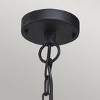KLAMPENBORG8-BK Klampenborg Outdoor 1 Light Chain Lantern Black (S)