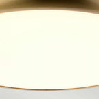 WELLAND-F-S-AB Welland Bathroom 1 Light Mini LED Flush Aged Brass (S)