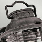 KL-ASHLANDBAY2-S Ashland Bay Outdoor 1 Light Small Wall Lantern Weathered Zinc
