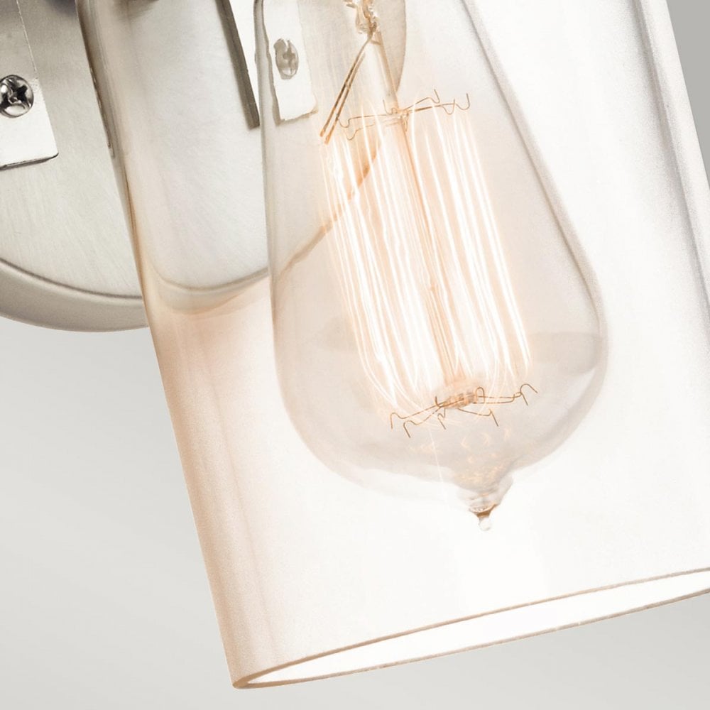 KL-BRINLEY1-NI Brinley 1 Light Wall Light Brushed Nickel