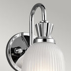 KL-CORA1-BATH Cora Bathroom 1 Light Wall Light Polished Chrome