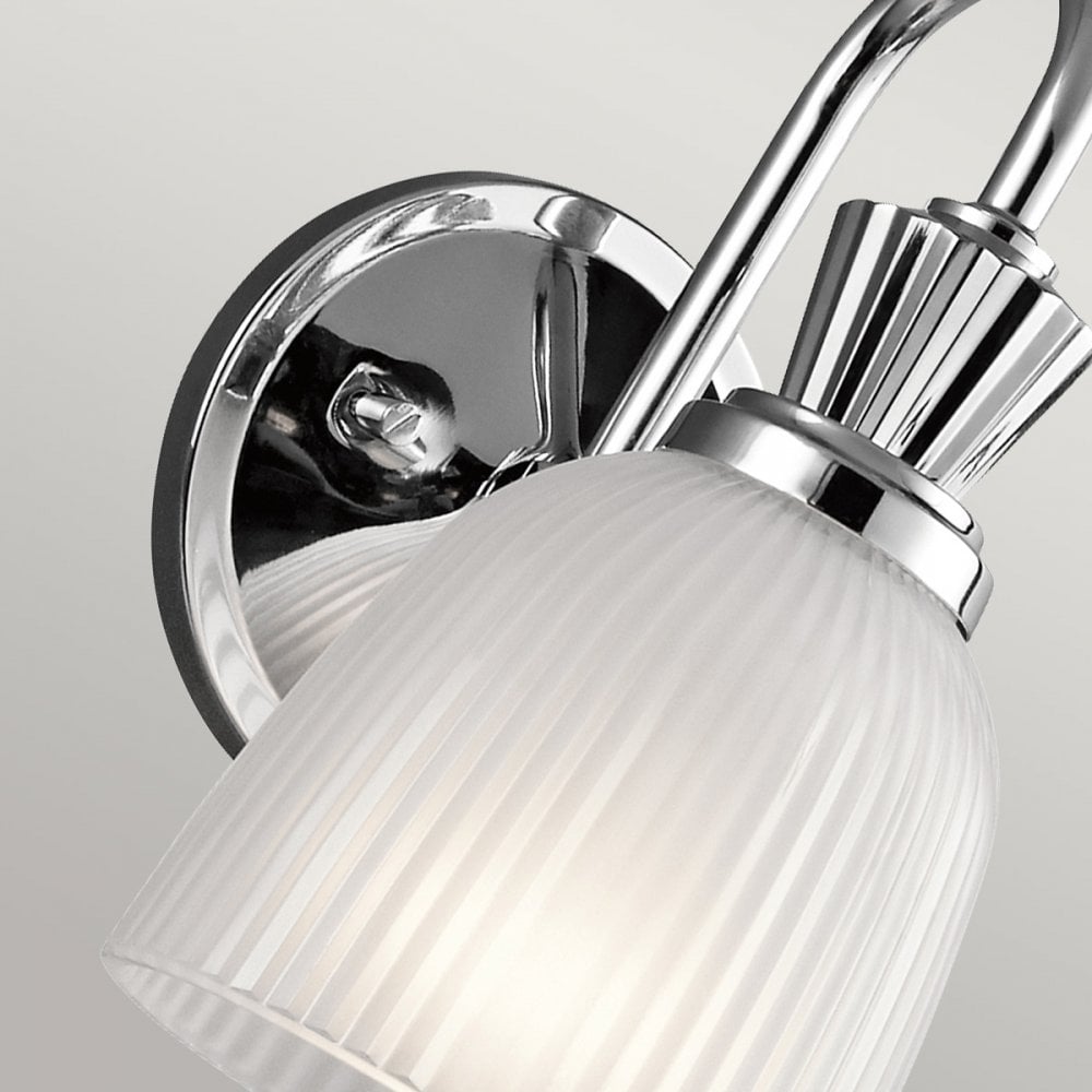KL-CORA1-BATH Cora Bathroom 1 Light Wall Light Polished Chrome