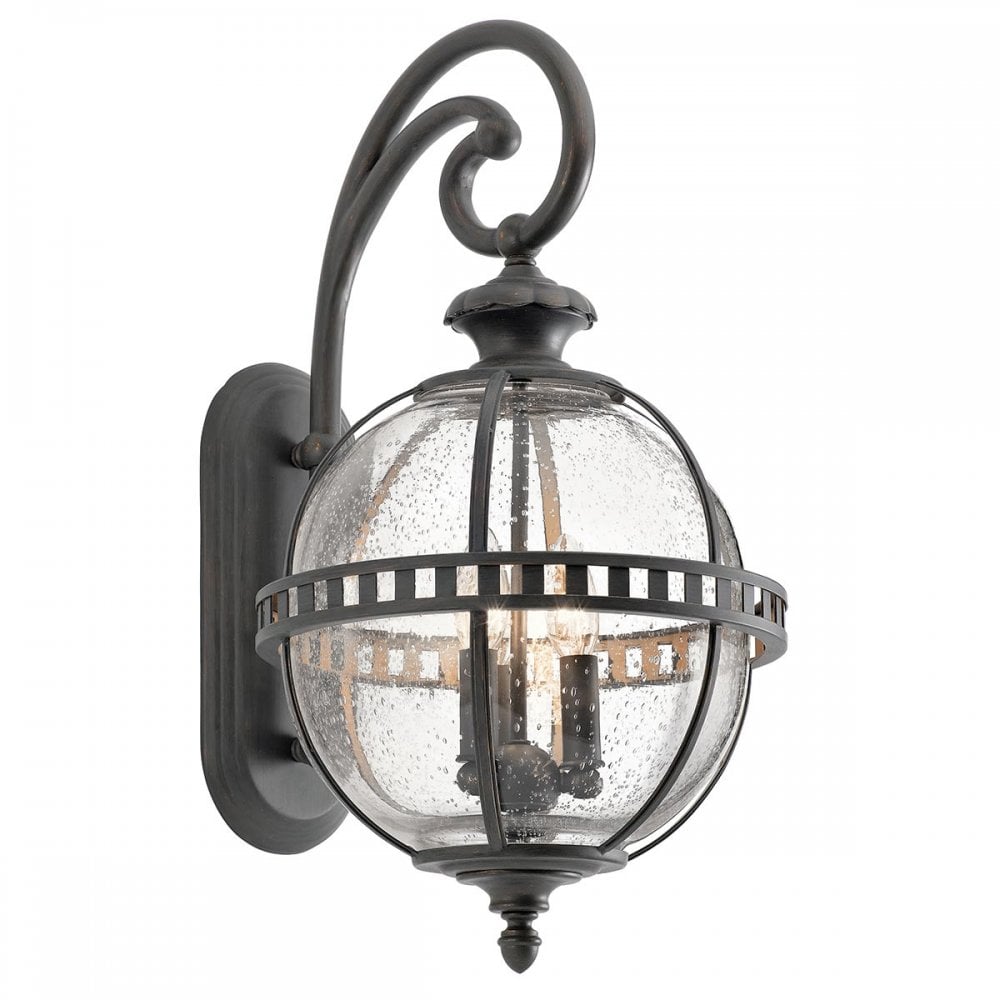 KL-HALLERON-2M Halleron Outdoor 3 Light Wall Lantern Londonderry