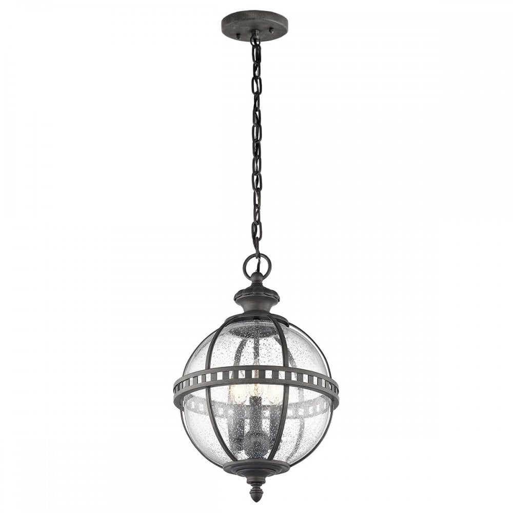 KL-HALLERON-8M Halleron Outdoor 3 Light Chain Lantern Londonderry