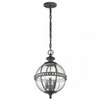 KL-HALLERON-8M Halleron Outdoor 3 Light Chain Lantern Londonderry