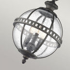 KL-HALLERON-8M Halleron Outdoor 3 Light Chain Lantern Londonderry