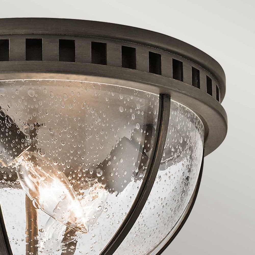 KL-HALLERON-F Halleron Outdoor 3 Light Ceiling Flush Londonderry
