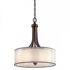 KL-LACEY-P-L-MB Lacey 4 Light Large Pendant Mission Bronze