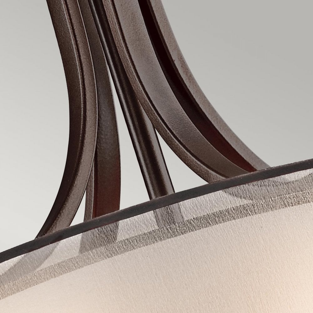 KL-LACEY-P-L-MB Lacey 4 Light Large Pendant Mission Bronze