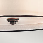 KL-LACEY-P-L-MB Lacey 4 Light Large Pendant Mission Bronze