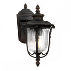 KL-LUVERNE2-S Luverne Outdoor 1 Light Small Wall Lantern Rubbed Bronze