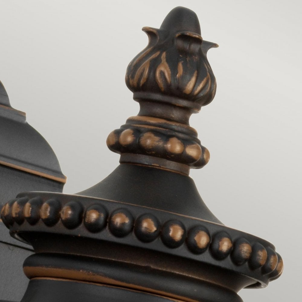 KL-LUVERNE2-S Luverne Outdoor 1 Light Small Wall Lantern Rubbed Bronze