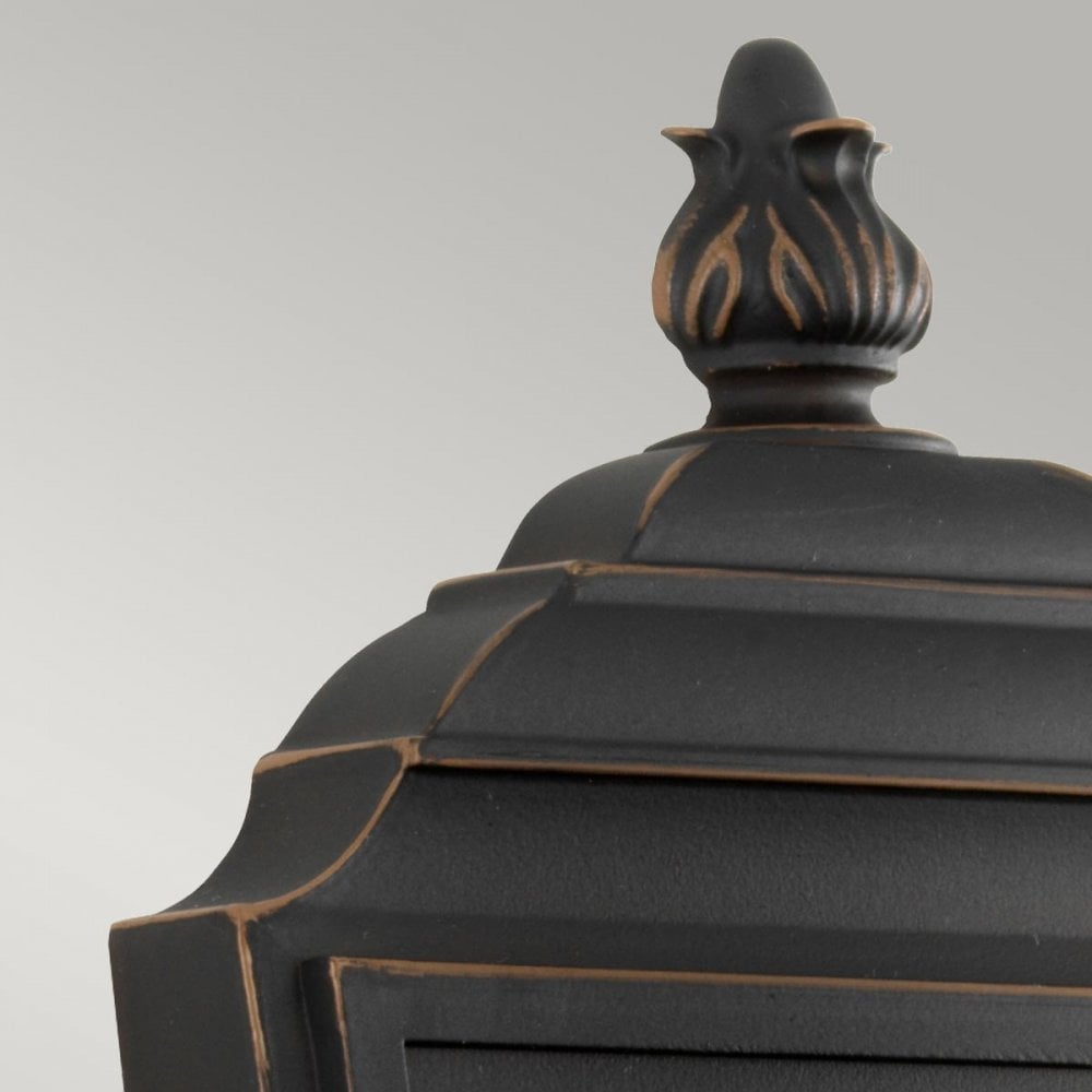 KL-LUVERNE2-S Luverne Outdoor 1 Light Small Wall Lantern Rubbed Bronze