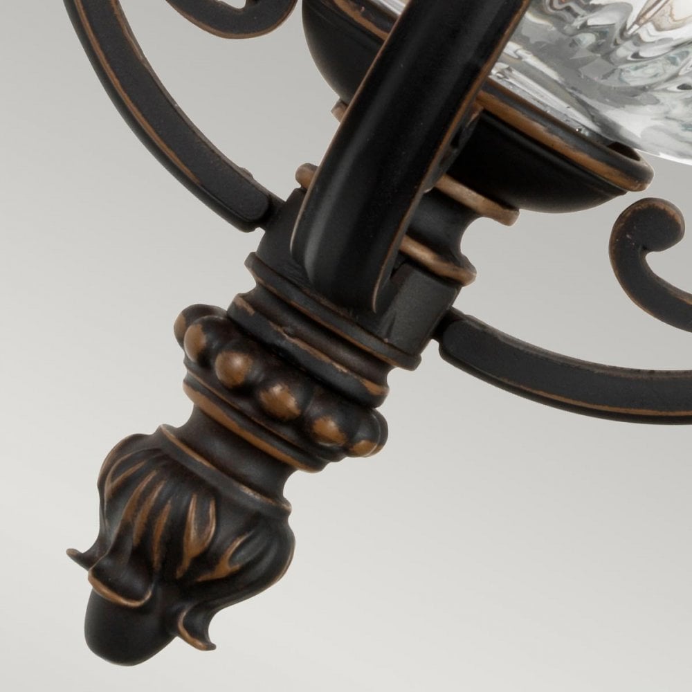 KL-LUVERNE2-S Luverne Outdoor 1 Light Small Wall Lantern Rubbed Bronze