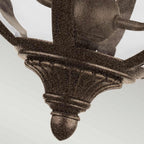 FE-ADAMS-3P-BRZ Adams 3 Light Pendant Chandelier British Bronze