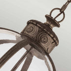 FE-ADAMS-4P-BRZ Adams 4 Light Pendant Chandelier British Bronze