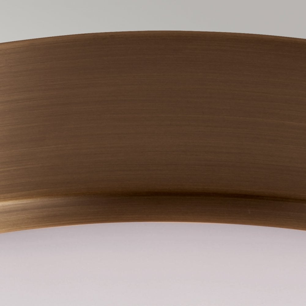 FE-CADENCE-F-DAB Cadence 2 Light Flush Dark Antique Brass